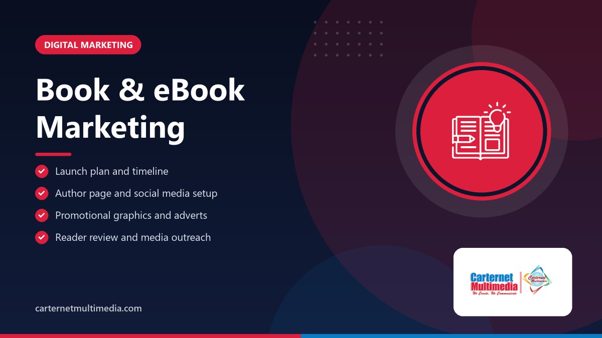 Book & eBook Marketing - Carternet Multimedia