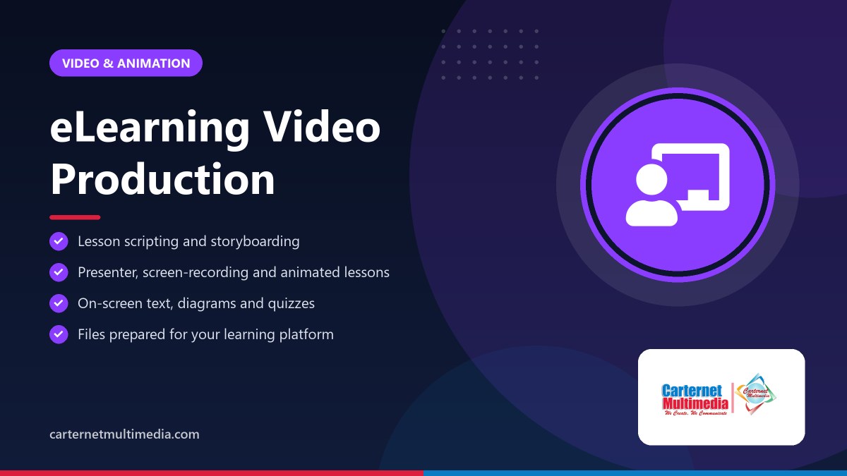 eLearning Video Production - Carternet Multimedia
