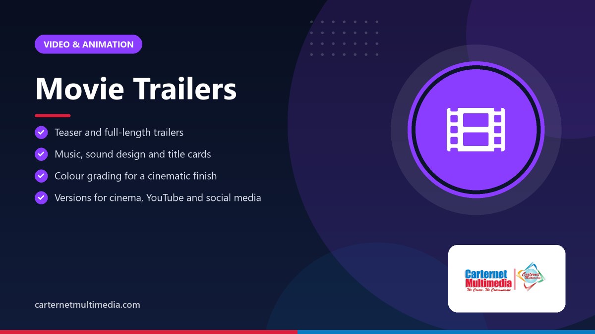 Movie Trailers - Carternet Multimedia