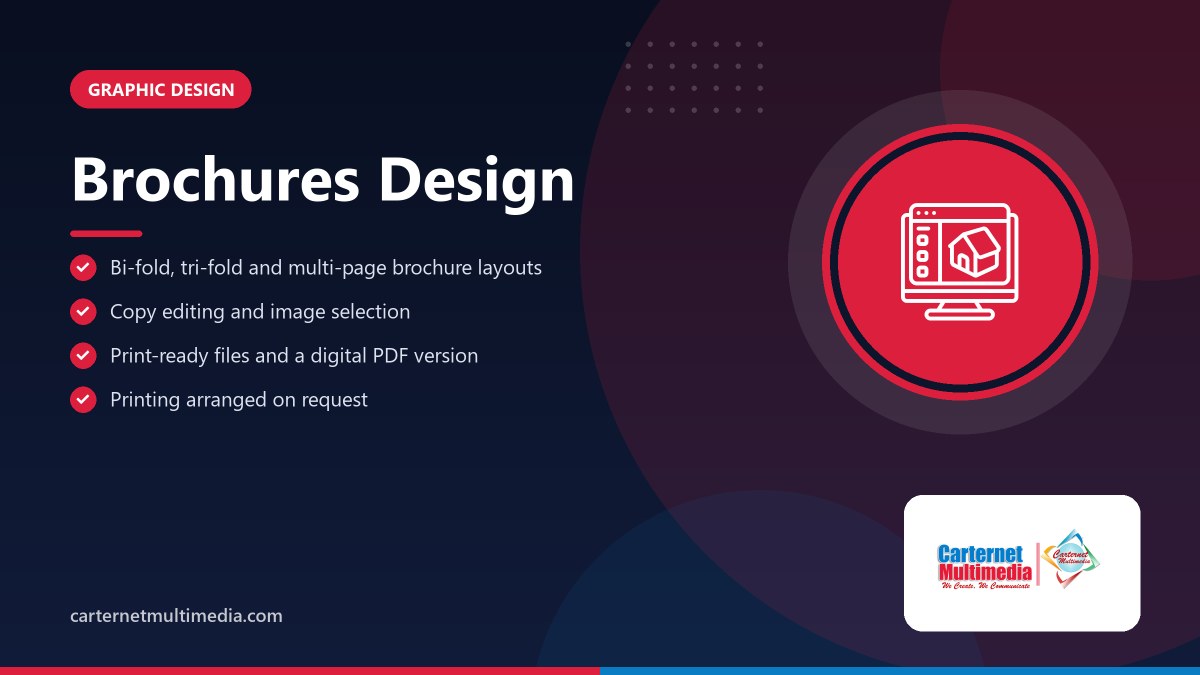 Brochures Design - Carternet Multimedia