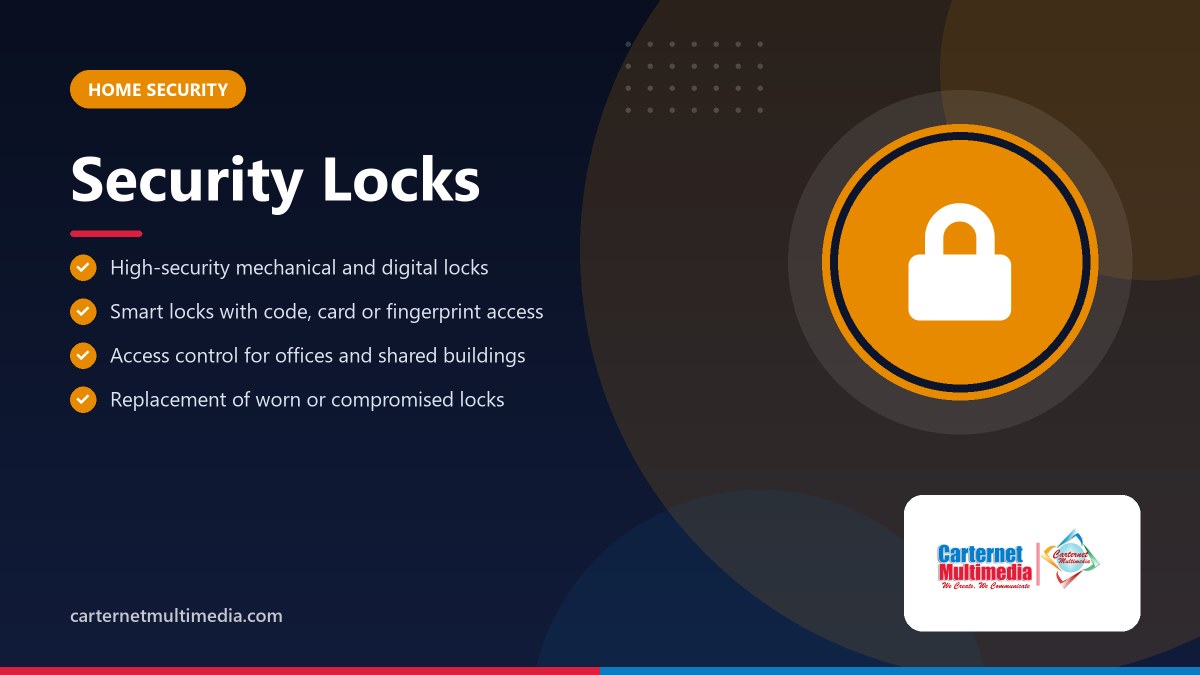 Security Locks - Carternet Multimedia
