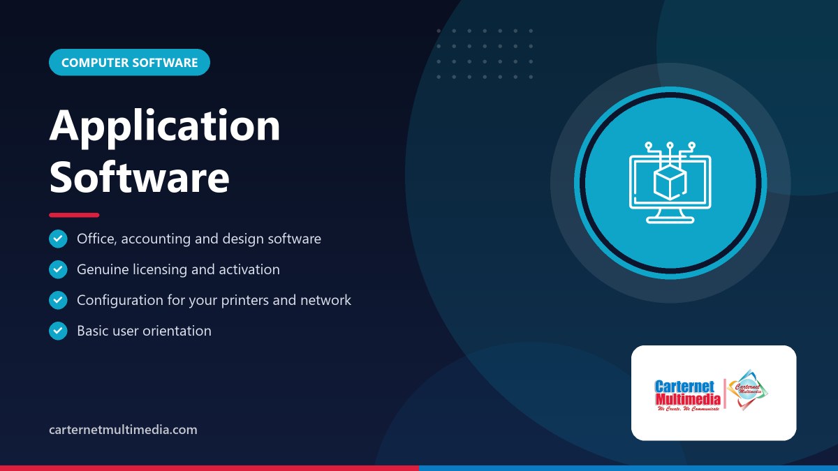 Application Software - Carternet Multimedia