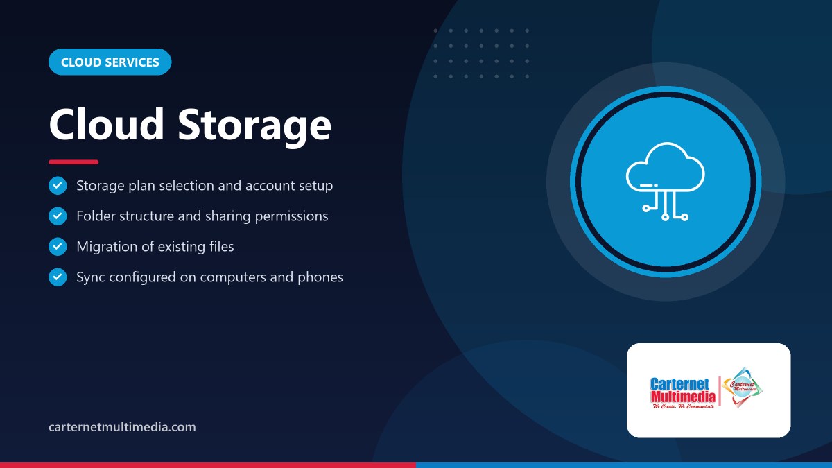 Cloud Storage - Carternet Multimedia