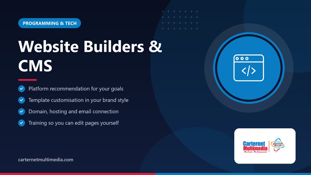 Website Builders & CMS - Carternet Multimedia