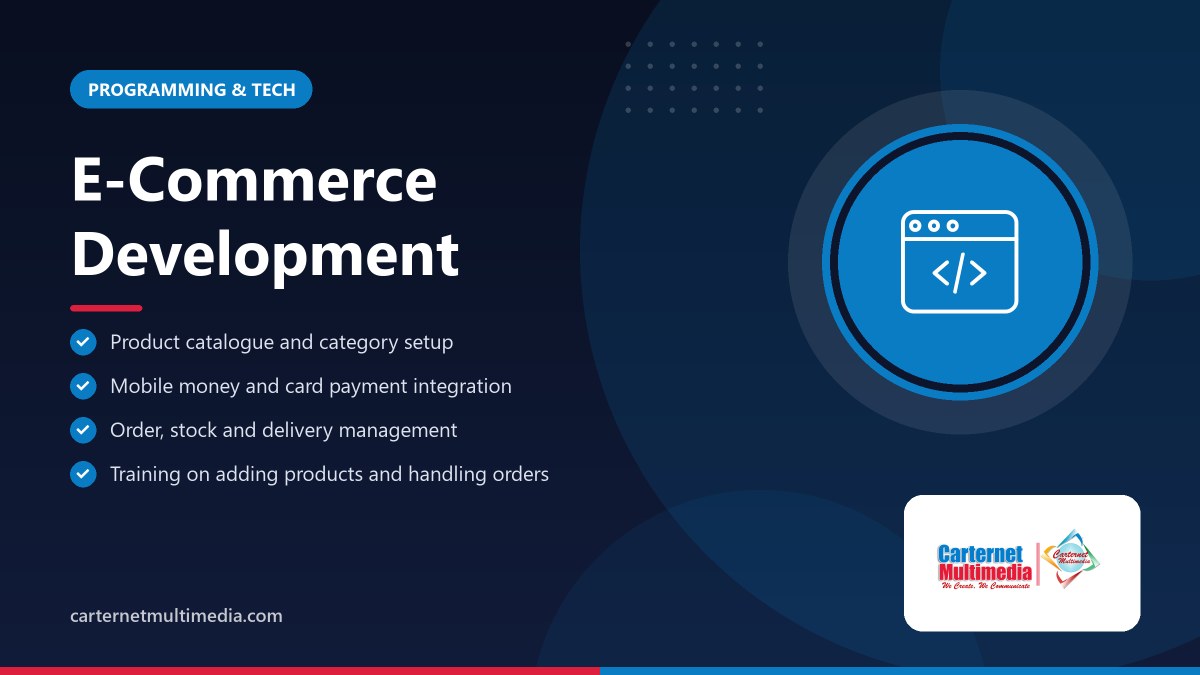E-Commerce Development - Carternet Multimedia