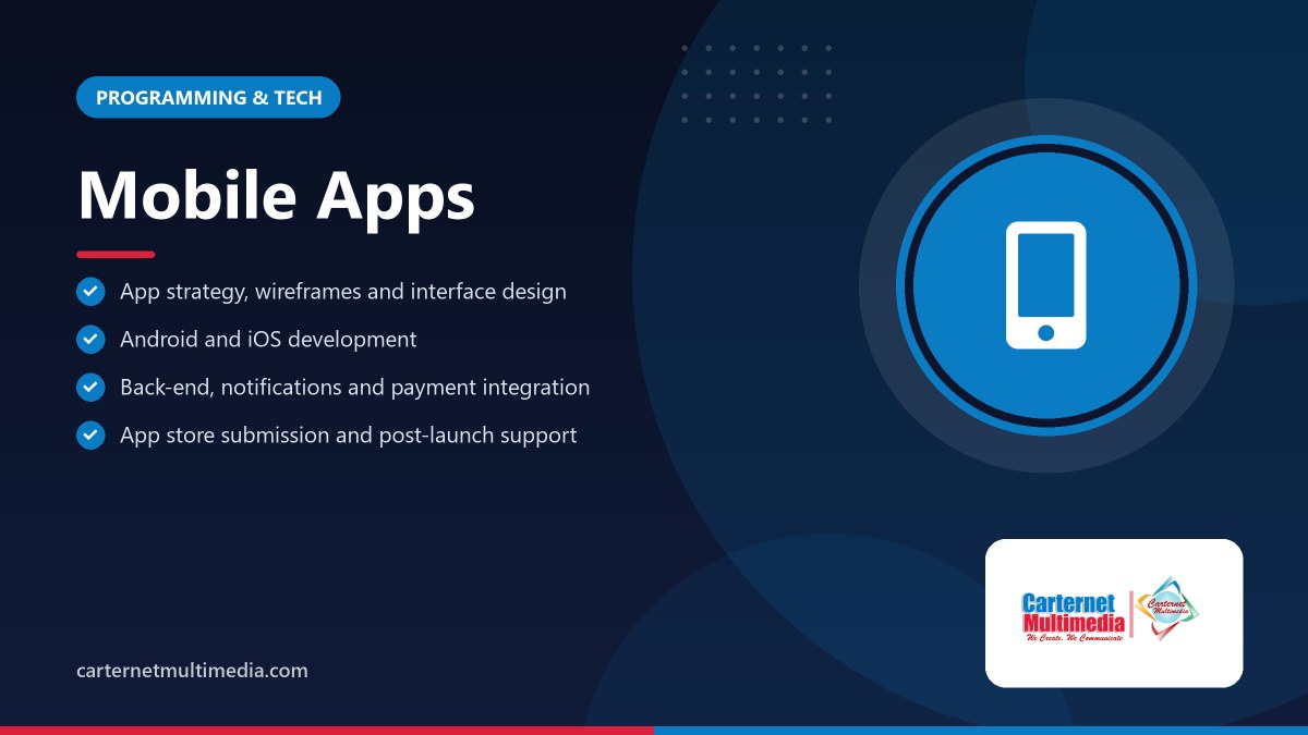 Mobile Apps - Carternet Multimedia