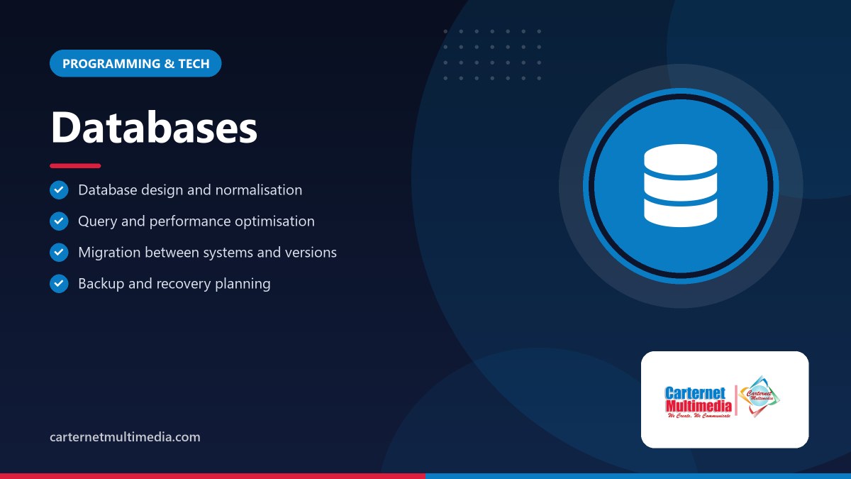 Databases - Carternet Multimedia